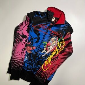 vintage ed hardy graphic jacket